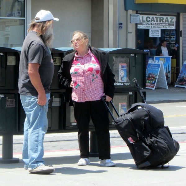 NORMAN WITNESSES TO WOMAN AT WHARF